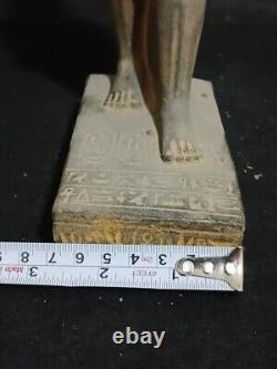 ONE OF A KIND Antique Statue Of The Priest Of Ancient Egyptian Pharaohs Rare Bc