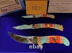 ONE OF A KIND Buck Kalinga Knife Set by Yellowhorse