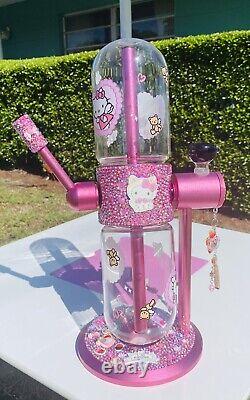 ONE OF A KIND. CUSTOM DECORATED Gravity Infuser Pink Kitty Theme