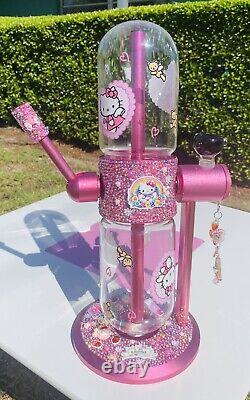 ONE OF A KIND. CUSTOM DECORATED Gravity Infuser Pink Kitty Theme