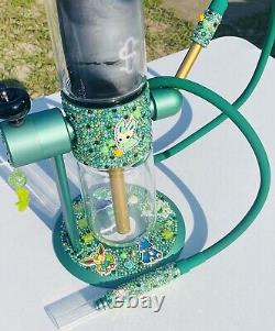 ONE OF A KIND. CUSTOM DECORATED Stüdenglass Gravity Bong