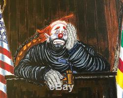 ONE OF A KIND-George Crionas-Hand Painted Clowns for Mafia Mob Boss Mickey Cohen