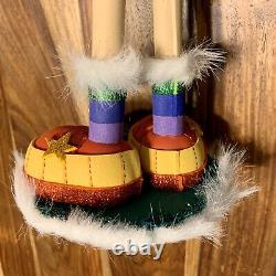 ONE OF A KIND Handmade Rainbow Brite Hand Painted Foam Faux Fur Doll Figure