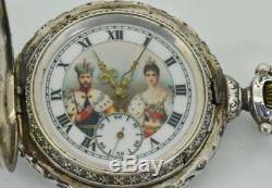 ONE OF A KIND Imperial Russian Generals award Silver pocket watch by Aeby&Landry