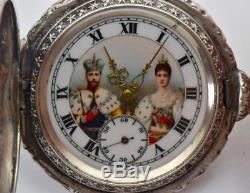 ONE OF A KIND Imperial Russian Generals award Silver pocket watch by Aeby&Landry