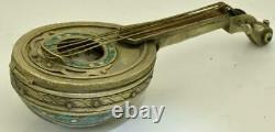 ONE OF A KIND Imperial Russian award Moser watch&silvered/Malachite Mandolin box