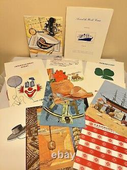 ONE OF A KIND LOT American Presidents Lines SS President Wilson Ship Memorabilia