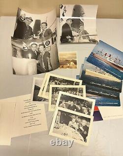 ONE OF A KIND LOT American Presidents Lines SS President Wilson Ship Memorabilia