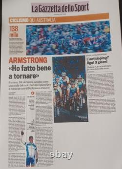 ONE-OF-A-KIND Lance Armstrong's Autographed/ Signed CLIP BOOK, 100+ Pages