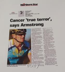 ONE-OF-A-KIND Lance Armstrong's Autographed/ Signed CLIP BOOK, 100+ Pages