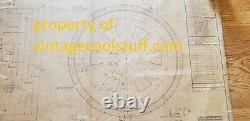 ONE OF A KIND! Original 1965 Corvette Wheel Cover Blueprint! (not a copy)