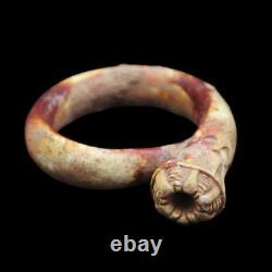 ONE OF A KIND Rare Antique Carved Stone Bracelet of Ancient Egyptian