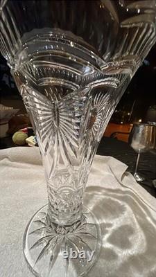 ONE OF A KIND SHOWCASE PIECE Waterford 14 Master Cutter Exhibition Vase