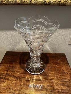 ONE OF A KIND SHOWCASE PIECE Waterford 14 Master Cutter Exhibition Vase