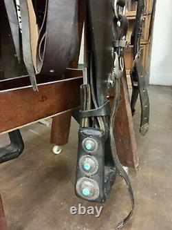 ONE-OF-A-KIND! Tommy Singer Silver and Turquoise Covered Saddle with Accessories