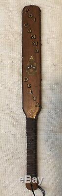 ONE OF A KIND! Vintage Phi Gamma Delta Fraternity Paddle. Dont Miss Out