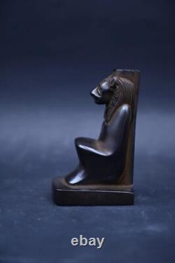 ONE OF KIND ANCIENT EGYPTIAN ANTIQUES SEKHMET STATUE EGYPTIAN GODDESS OF WAR Bc