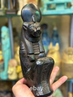 ONE OF KIND ANCIENT EGYPTIAN ANTIQUITIES ANCIENT SEKHMET STATUE WAR GODDESS Bc