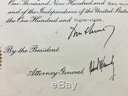 ONE-OF-KIND HISTORIC 1963 PARDON signed by President John Kennedy and RFK