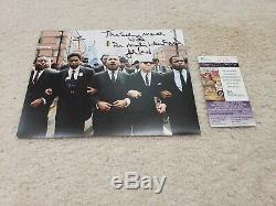 ONE-OF-KIND John Lewis hand signed Martin Luther King Selma March 8x10 with JSA