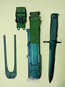 ONE of a Kind PROTOTYPE BK&T Camillus CAM1A1 Bayonet Scabbard Wire Cutter
