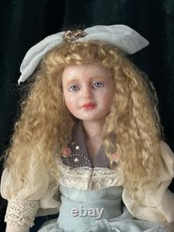 OOAK Collectible Polymer Fimo 15 Doll By Artist Edna Dali