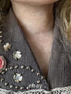 OOAK Collectible Polymer Fimo 15 Doll By Artist Edna Dali OOAK Collectible Polymer Fimo 15 Doll By Artist Edna Dali