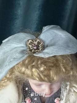 OOAK Collectible Polymer Fimo 15 Doll By Artist Edna Dali