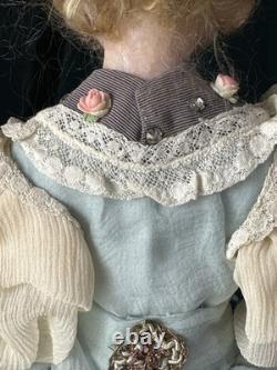 OOAK Collectible Polymer Fimo 15 Doll By Artist Edna Dali