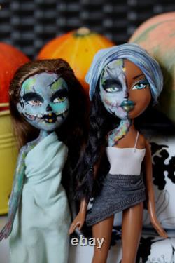 OOAK Halloween Bratz Dolls Hand-Painted Repaints Spooky Bundle 3