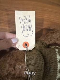 OOAK Handmade Artist Teddy Bear Snuff 10 One of a Kind Collectible 376