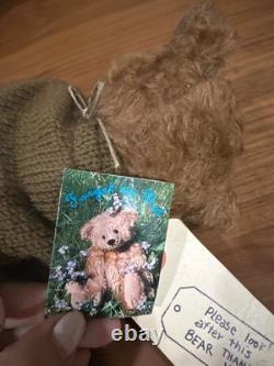 OOAK Handmade Artist Teddy Bear Snuff 10 One of a Kind Collectible 376