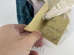 OOAK Mixed Media Art Doll PETER WOLF Guardian Angel Hand Sculpted Real Feathers