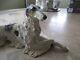 Outstanding Hand Sculpted Borzoi Dog Figure- One Of A Kind. Superb