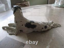 OUTSTANDING Hand Sculpted Borzoi Dog Figure- One of a Kind. SUPERB