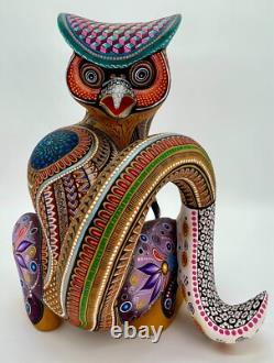 OWL/RABBIT/FISH- One of a kind wood hand-carved ALEBRIJE from Oaxaca, México