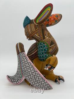 OWL/RABBIT/FISH- One of a kind wood hand-carved ALEBRIJE from Oaxaca, México