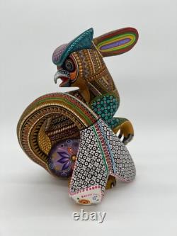 OWL/RABBIT/FISH- One of a kind wood hand-carved ALEBRIJE from Oaxaca, México