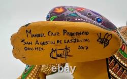 OWL/RABBIT/FISH- One of a kind wood hand-carved ALEBRIJE from Oaxaca, México