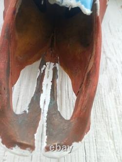 On Sale? Cow Skull one of kind signed by Artist Thunderbird Free Shipping