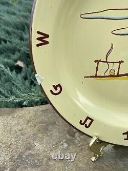 One 1 of a Kind Two 2 Cloud 10.25 Plate Monterrey Western Ware Cowboy Western