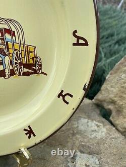 One 1 of a Kind Two 2 Cloud 10.25 Plate Monterrey Western Ware Cowboy Western