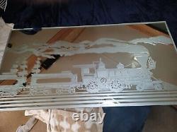 One Of A KIND COLLECTORS MIRROR for Train Memorabilia Collectors