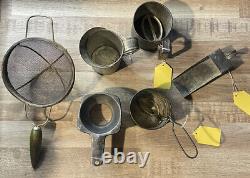 One Of A Kind 100+Year Old Antique Kitchen Decor Baking Accessory? 5 Set Vintage