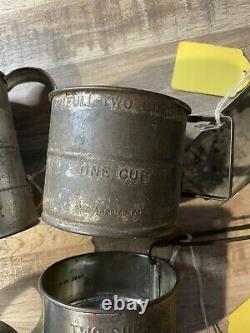 One Of A Kind 100+Year Old Antique Kitchen Decor Baking Accessory? 5 Set Vintage