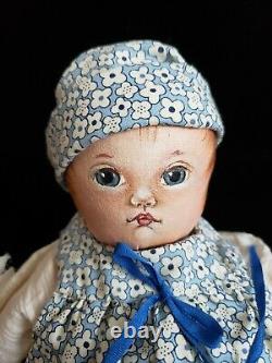 One Of A Kind 11 Cloth Doll Wendy By Betty Trussell Barefoot Collection
