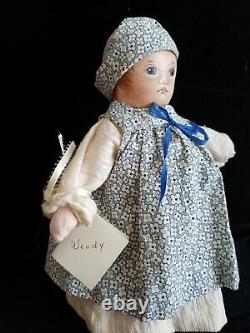 One Of A Kind 11 Cloth Doll Wendy By Betty Trussell Barefoot Collection