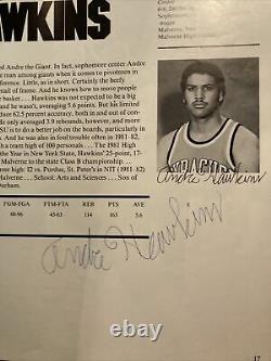 One Of A Kind 1982/83 Signed Syracuse Orange Basketball Yearbook Rautins Bruin +