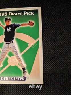One Of A Kind 1994 Derek Jeter -cream Of The Crop Game Used -bgs -9.5 + Topps Rc