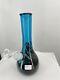 One Of A Kind 6.5 Black On Blue Mini Bullet Glass Bong Signed & Date